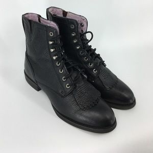 Ariat Heritage Lacer II Black Boot 8.5 C wide